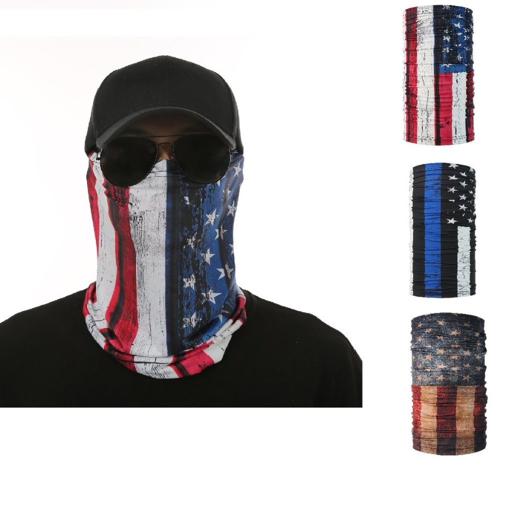 Bandana Face Mask American Flag